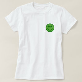 Camiseta Rosto Feliz Trevo Sophisticado