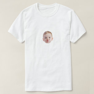 Camiseta Rosto Fotográfico Personalizado Para Presente De A
