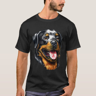Camiseta Rosto Retrato Mola Aquarela Pintura Rotação Legal 