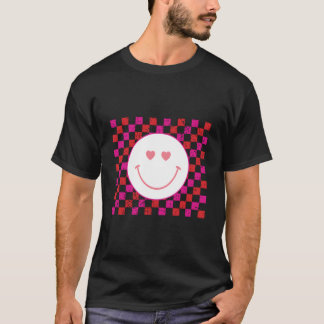 Camiseta Rosto Sorridente de Inverno Amor