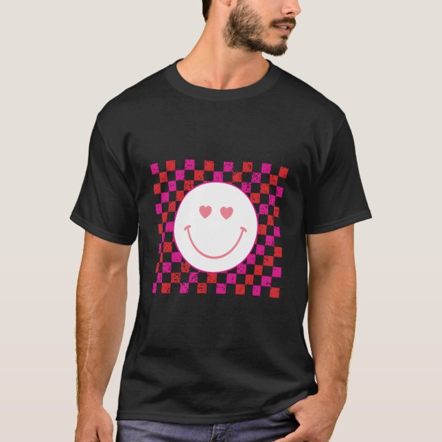 Camiseta Rosto Sorridente de Inverno Amor (Frente)