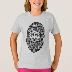 Camiseta Rosto Tribal de Papai Noel