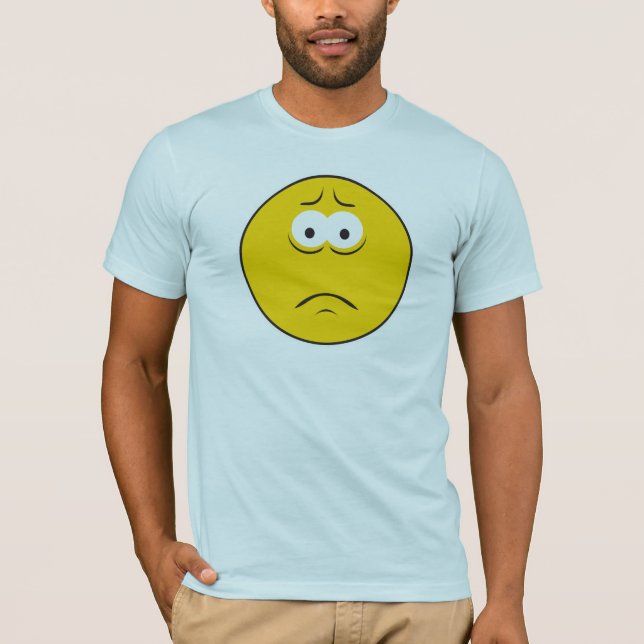 Camiseta Rosto Triste e Carrancudo (Frente)