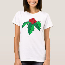 Camiseta "Rostos Caros",Feliz Natal Holly, Sweatshirt