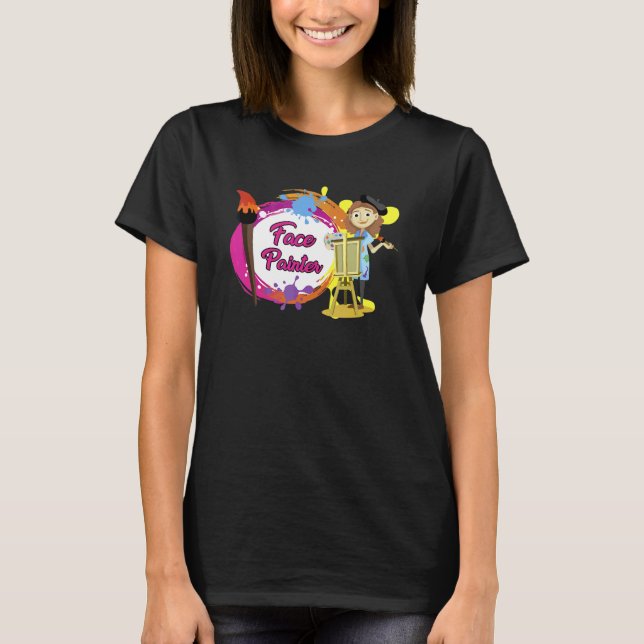 Camiseta Rostos de Artista Pintor (Frente)