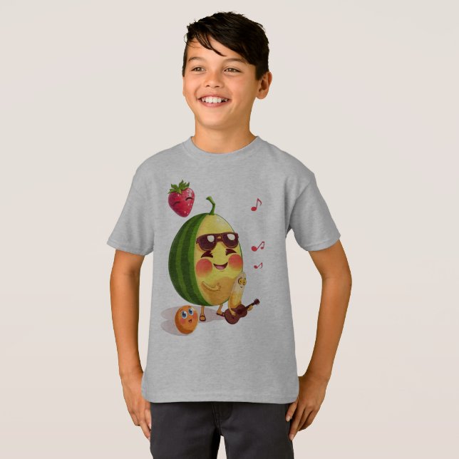 Camiseta Rostos de Frutado (Frente Completa)