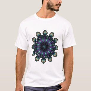 Camiseta Rostos de Relógio - Fractal de Apofílise