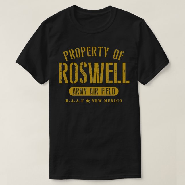 Camiseta Roswell (Frente do Design)
