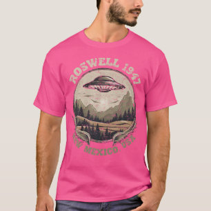 Camiseta Roswell 1947 Rapto Novo México Ufo Alie Vintage