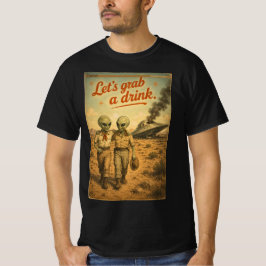 Camiseta Roswell 40-50s let's grab a drink