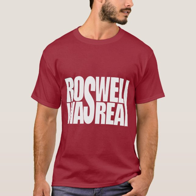 Camiseta roswell era real (Frente)