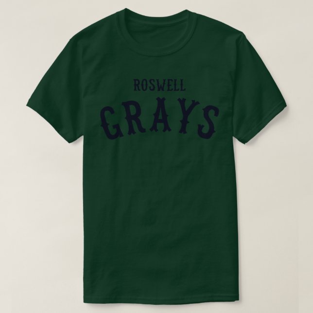 Camiseta Roswell Grays Baseball Jersey (Frente do Design)