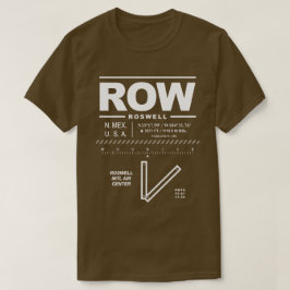 Camiseta Roswell Int'l Air Center Airport ROW T-Shirt