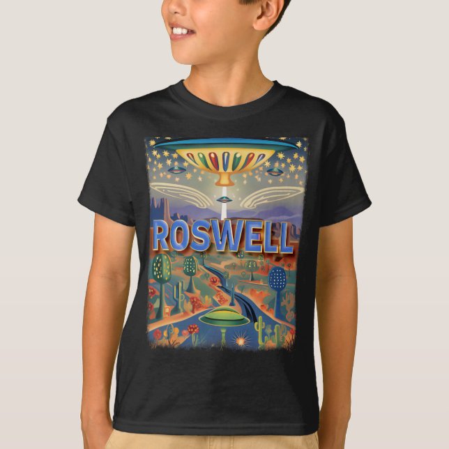 Camiseta Roswell New Mexico Nm Extraterrestrial Encounter S (Frente)