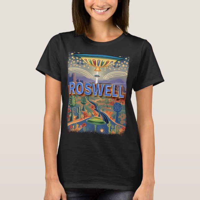 Camiseta Roswell New Mexico Nm Extraterrestrial Encounter S (Frente)
