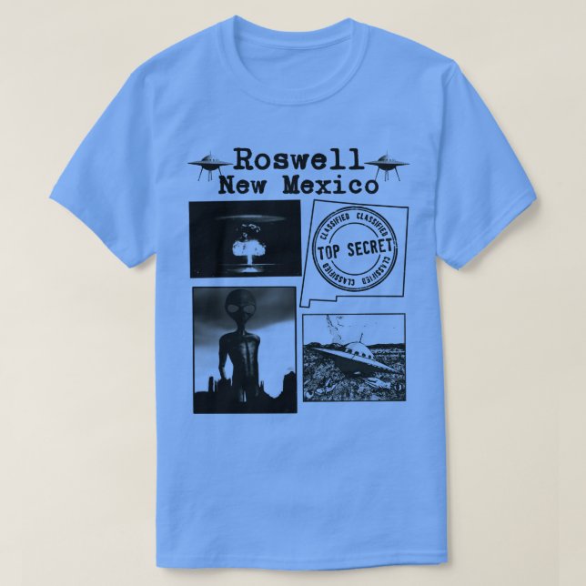 Camiseta Roswell Novo México (Frente do Design)