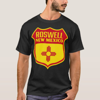 Camiseta Roswell Novo México - Sinalizador Retrovisor Verme