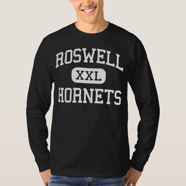 Camiseta Roswell - zangões - segundo grau - Roswell Geórgia (Frente)