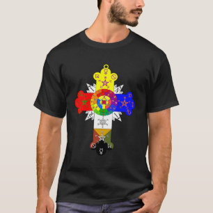 Camiseta Rosy Cross Hermética Orden Do Ouro Dawn