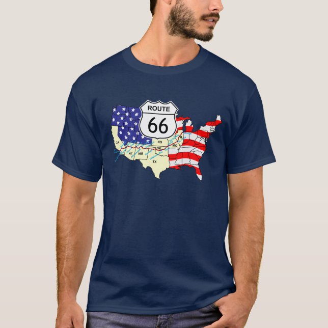 Camiseta Rota 66 (Frente)
