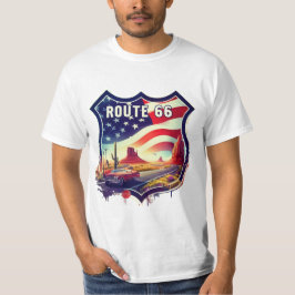 Camiseta rota 66