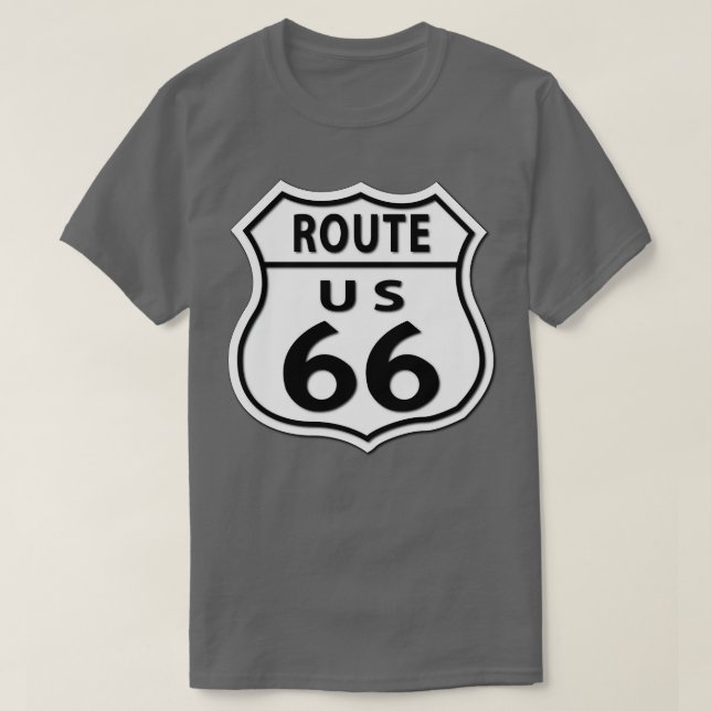 Camiseta Rota 66 3D (Frente do Design)