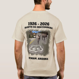 Camiseta Rota 66 Centenário Oatman, Arizona Voltar