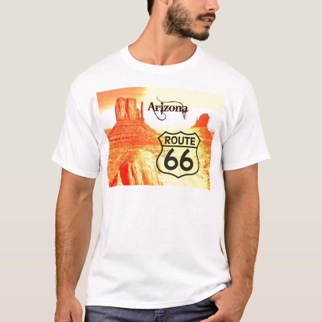 Camiseta Rota 66 da arizona (Frente)