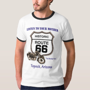Camiseta Rota 66 de Topock--Escute sua mãe