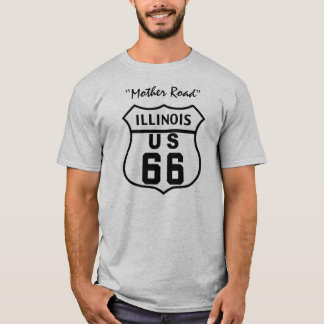 CAMISETA ROTA 66 DOS E.U. - ILLINOIS