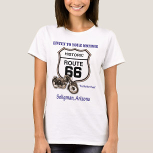 Camiseta Rota 66-Listen a sua mãe Seligman