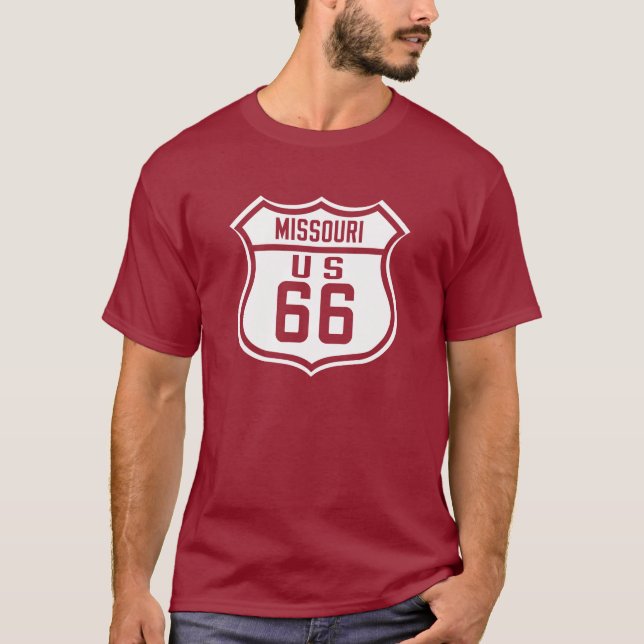 Camiseta Rota 66 - Missouri (Frente)