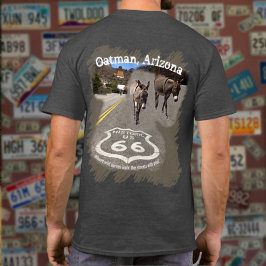 Camiseta Rota 66 Oatman AZ Burros Na Rua Design