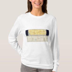 Camiseta Rota de ar de Los Angeles a Columbo