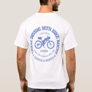 Camiseta Rota de Bicicleta de Montanha de Divisor de excele