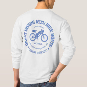 Camiseta Rota de Bicicleta de Montanha de Divisor de excele