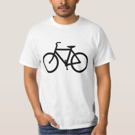Camiseta Rota de Bicicleta Preta