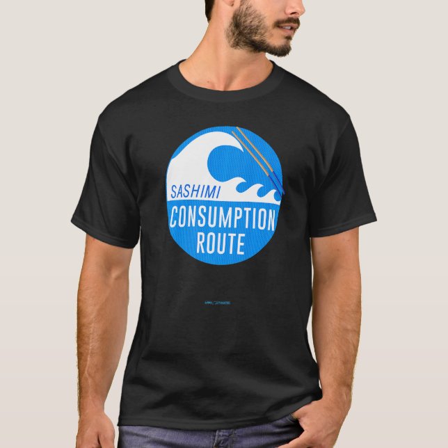 CAMISETA ROTA DE CONSUMO SASHIMI (Frente)