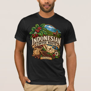 Camiseta Rota do Café Indonésio