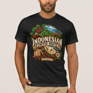 Camiseta Rota do Café Indonésio