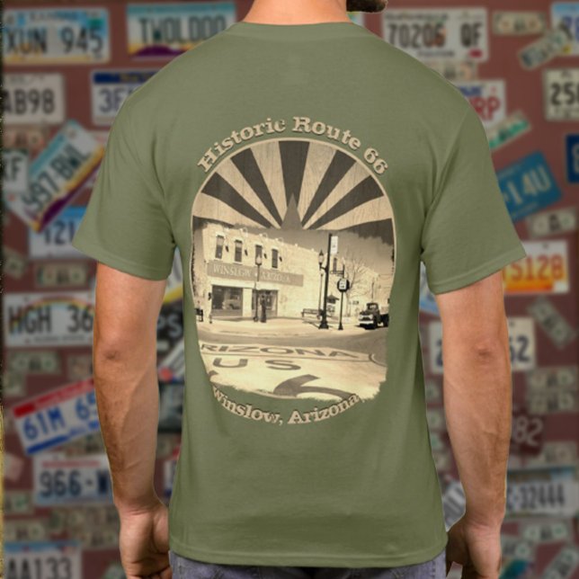 Camiseta Rota Histórica 66 Arizona de Design Winslow (Criador carregado)