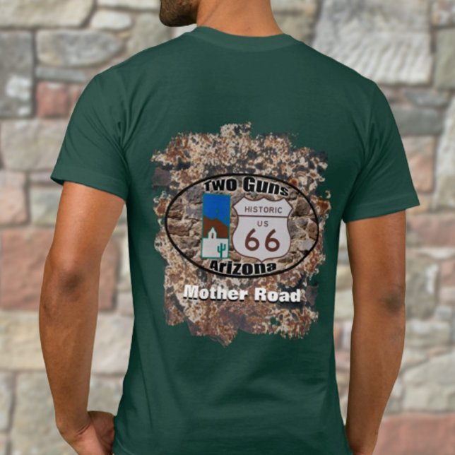 Camiseta Rota Histórica 66 ~ Duas Armas, Arizona (Criador carregado)