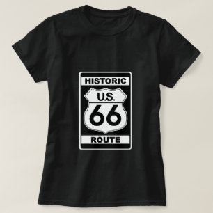 Camiseta Rota Histórica 66 T-shirt Black
