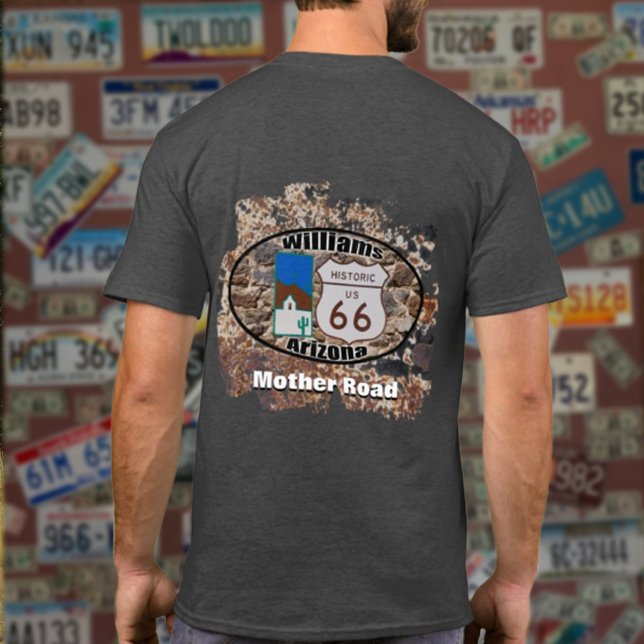 Camiseta Rota Histórica 66 ~ Williams, Arizona (Criador carregado)