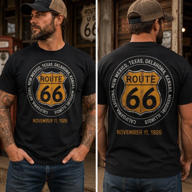 Camiseta Rota Retro 66 (Criador carregado)