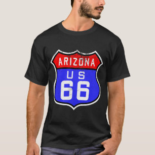 Camiseta Rota rústica 66 da arizona