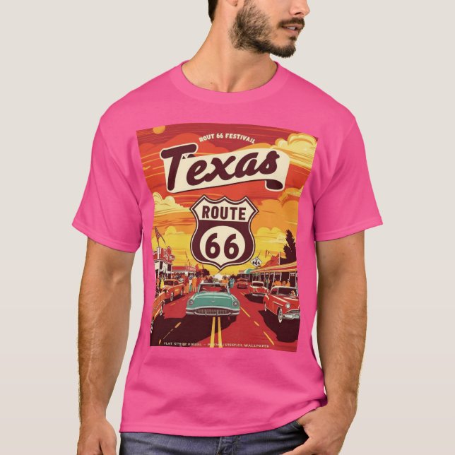 CAMISETA ROTA TEXAS 66 FESTIVAL 2025 (Frente)
