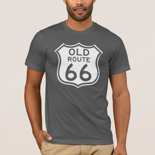 Camiseta Rota velha 66 (Frente)