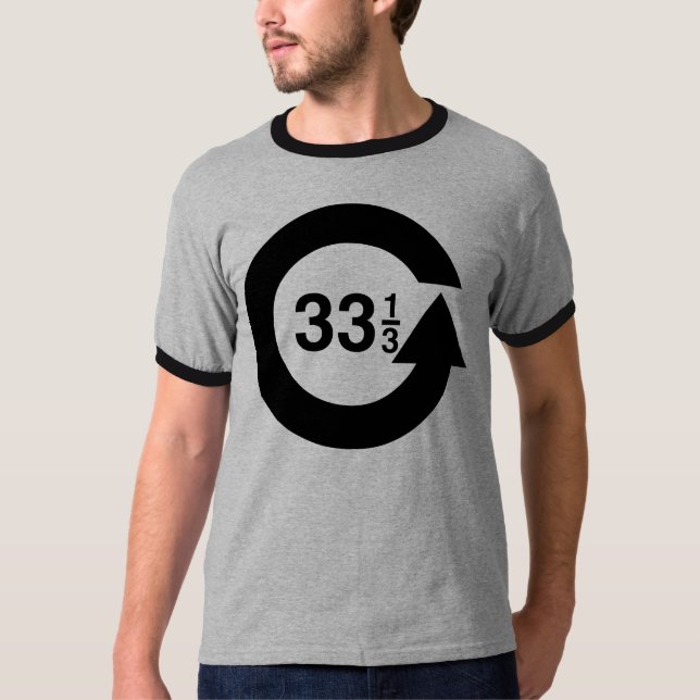 Camiseta Rotação @ 33,3 RPM (Frente)