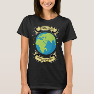 Camiseta Rotação Da Terra Faz Meu Dia De Ciência
